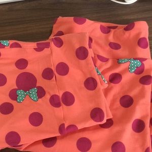 2 Leggings TC & OS Disney Lularoe NWOT